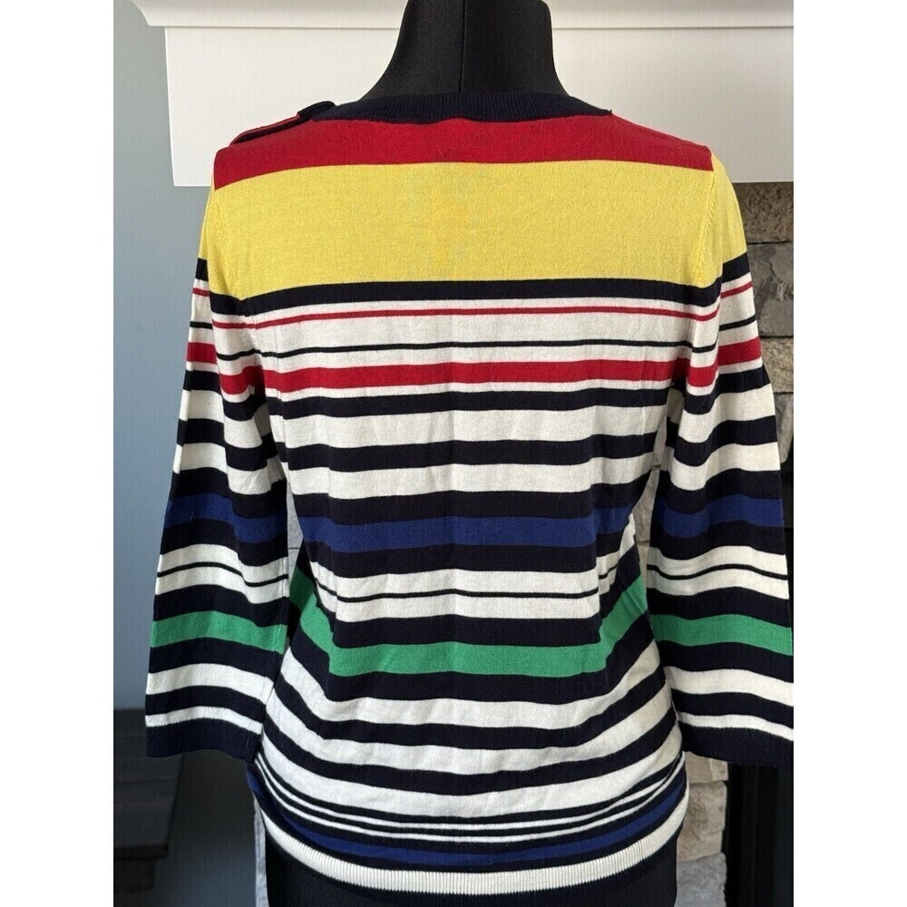TALBOTS Petites Knit Rayon Blend Pullover Sweater Multicolor Career Sz SP - Picture 2 of 4